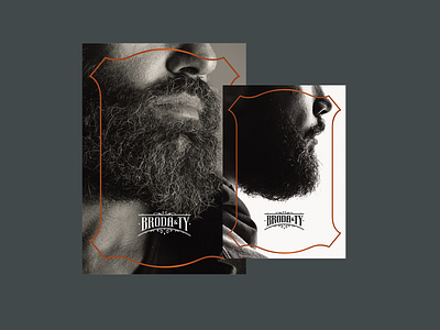 Broda&Ty: Vouchers beard bearded man brandbook branding cosmetics flyers logo logotype men visual identity voucher