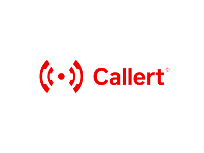 Callert alert area brand design branding call connection emergency first aid help life saver localization logo naming phone place red sign signal typography