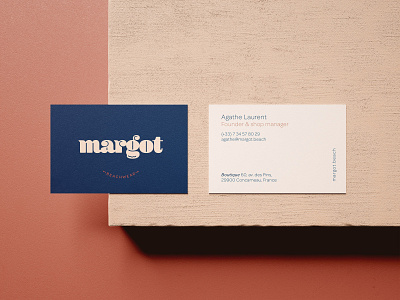 Margot business card adobe art direction brand brand identity branding business card design businesscard design graphicdesign logo logodesign logotype typography vector