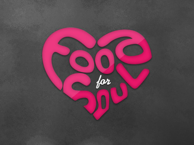 Food for soul Logo express your love food for soul logo this valentines day