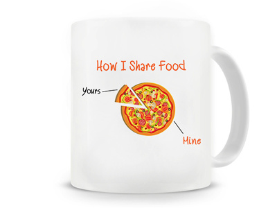 Mug Print Pizza mug print pizza mug print typography