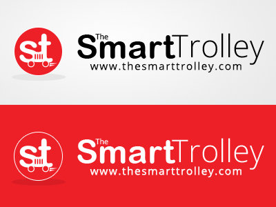Logo Re-Designed for TheSmartTrolley.com logo design logo redesigned re branding smarttrolley