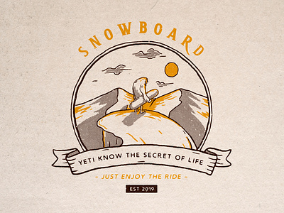 Snowboard Yeti