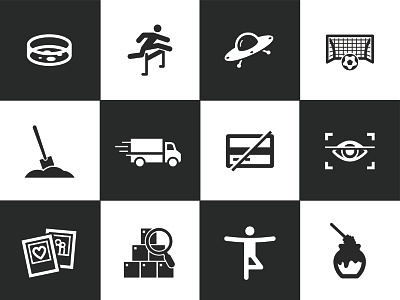 Office Icons app business delivery icon inventory line search security simple soccer truck ufo ui ux web yoga