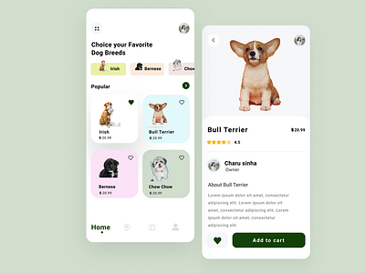 Pet shopping app