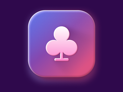 Clubs icon app 3d app application clean design figma icon illustration interface logo ui