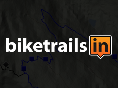 biketrails.in logo concept bike logo map transparent