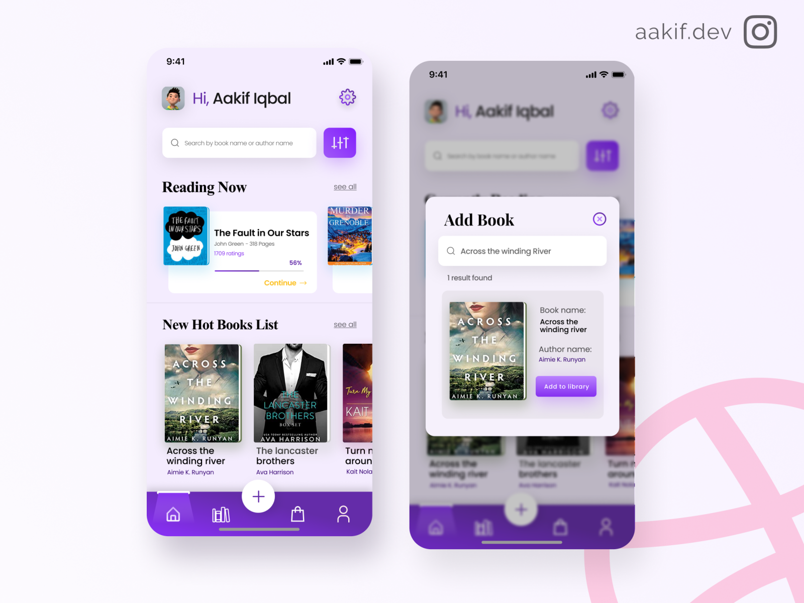 Book Tracker App 📕 By Aakif Iqbal On Dribbble