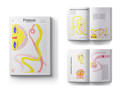 Palava Magazine Issue 2 branding colourful design graphicdesign illustration magazine magazine cover magazine design playful design typography