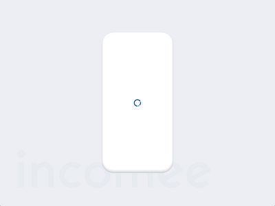 Incomee app - UI interaction adobe xd animation app blue clean design finance app flat freelancer interaction ios iphone minimal mobile startup tracking ui ux