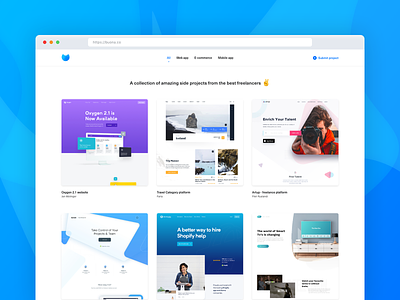 Buona.co - A collection of the best freelancers' side projects