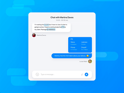 Live Support with AI ai app artificial intelligence blue chat chat bot clean design flat live minimal support ui ux web app