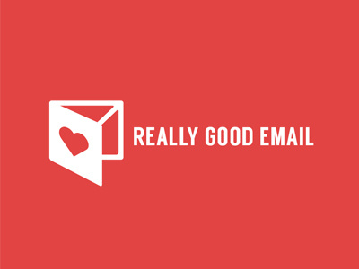 Really Good Email Rebound V1 email icon identity logo mark wip