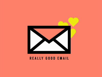 Really Good Email Rebound V2 email icon identity logo mark wip