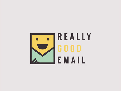 Really Good Email Rebound V3 email icon identity logo mark wip