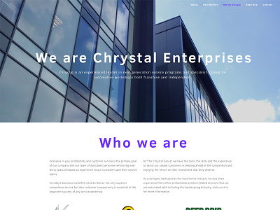 Chrystal Enterprises Website