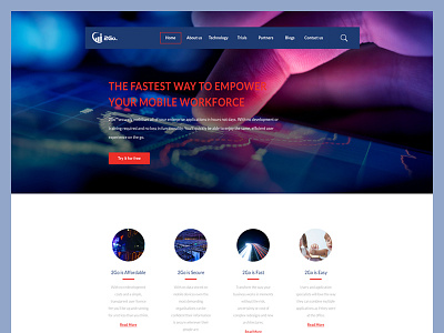 Inovar Website blue minimalist photography red tech typography ui ux web web design website