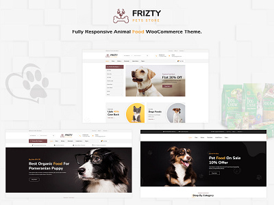 Frizty - Pet Shop WooCommerce Theme ecommerce ecommerce design responsive responsive design woocommerce wordpress design wordpress development wordpress theme