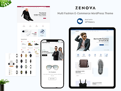 Zenova - Fashion Multi WooCommerce WordPress Theme blog design business design ecommerce design fashion design fashion shop logo responsive design woocommerce wordpress development wordpress theme