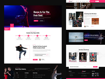 Jassio, Dance WordPress Theme