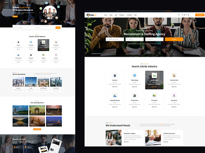 HireCo - Recruitment Services React Template business ecommerce design envato exquisite theme illustration job portal react template responsive responsive design themeforest themes templates website design woocommerce wordpress development wordpress theme