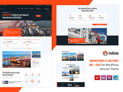 Indisto - Industrial & Manufacturing WordPress Theme css html refinery seofriendly woocommerce wordpressthem