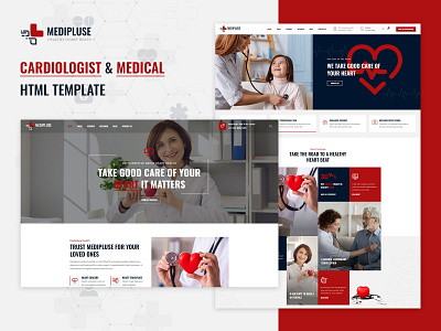 Medipluse - Cardiologist and Medical HTML Template css design html responsivedesign seofriendly theme template wordpressdevelopment