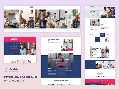 Zenista - Psychology & Counseling WordPress Theme business ecommerce design responsive responsive design therapist wordpress development wordpress theme