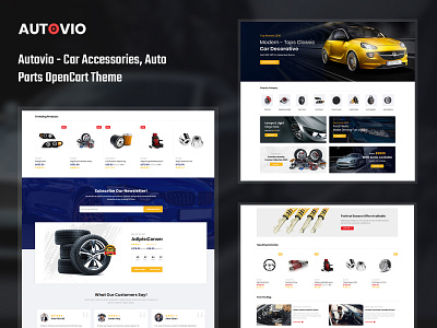 Autovio - Car Accessories, Auto Parts OpenCart Theme business design ecommerce design garage responsive responsive design woocommerce wordpress theme