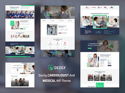 Dezily - Cardiology Medical WordPress Theme business ecommerce design responsive design responsive website woocommerce wordpress development wordpress theme