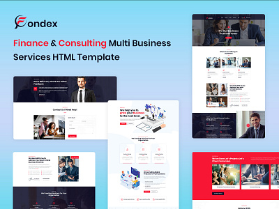 Fondex - Business and Finance Consulting HTML5 Template