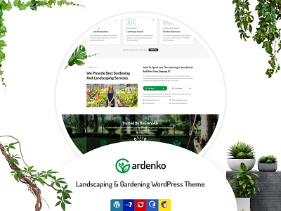 Gardenko - Gardening & Landscaping WordPress Theme css html template wordpress