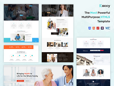 Kaccy - Services Multi-Purpose HTML Template business ecommerce design responsive responsive design woocommerce wordpress development wordpress theme