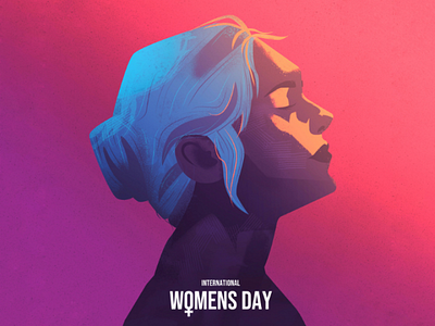 Women's day abstract illustration painting vector watercolour woman women womens day