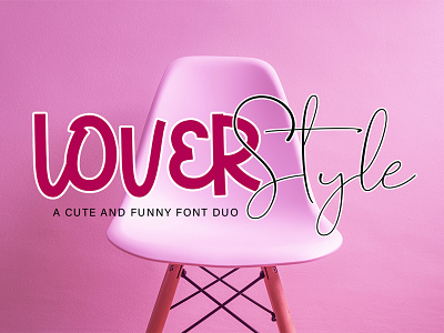 Lover Style branding cute design display fun graphic design henwrittten lettering logo script type typography