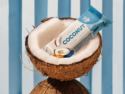 VitUp Coconut Bar branding design graphic design pack package design
