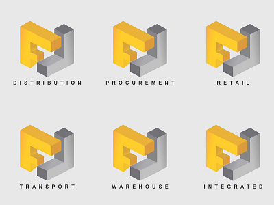 Logistic Company logo branding design logo vector