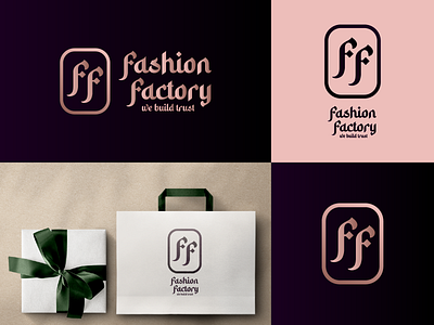 Fashion Factory Logo factory logo fashion fashion factory logo fashion logo ff fflogo flogo logo ui