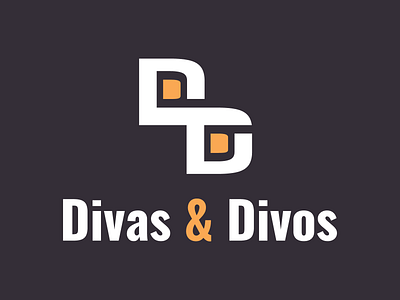 divas divos logo 2 art branding design graphic design illustration logo minimal typography vector