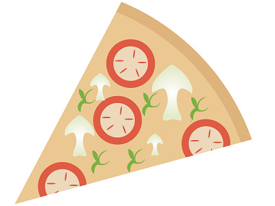 Pizza design illustration vector