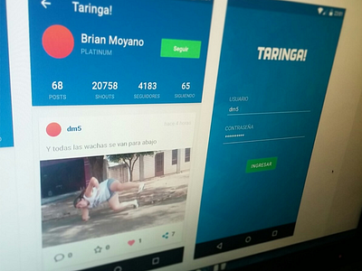 Taringa MI for Android Redesign 2