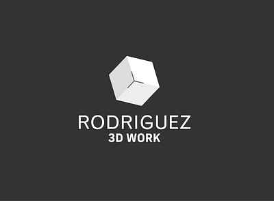 Rodriguez 3D Work brand illustrator indesign logo
