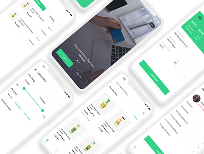 Grocery Delivery Application appdesign delivery app design ecommerce grocery app ui uidesign uiux