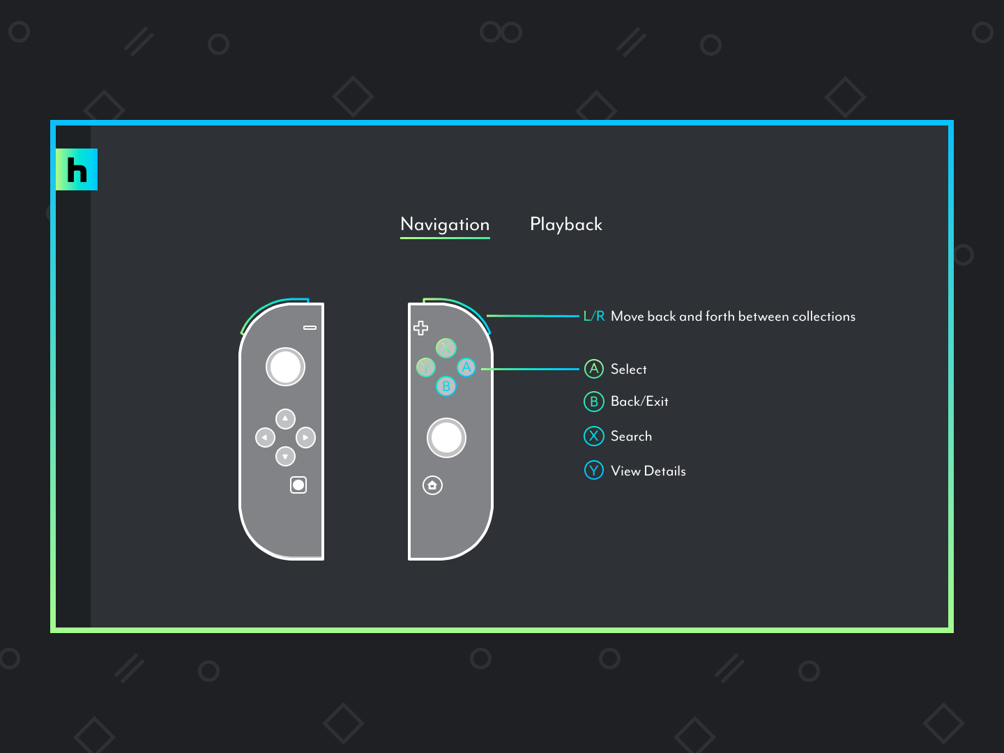 Hulu Redesign Switch Controller Scheme by Chrissy Pisarczyk on Dribbble
