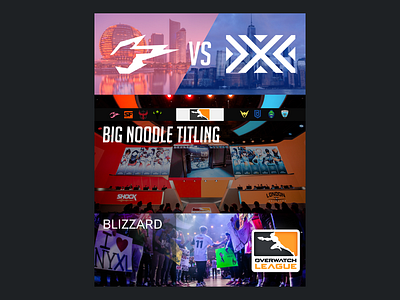 Overwatch League Redesign - Moodboard