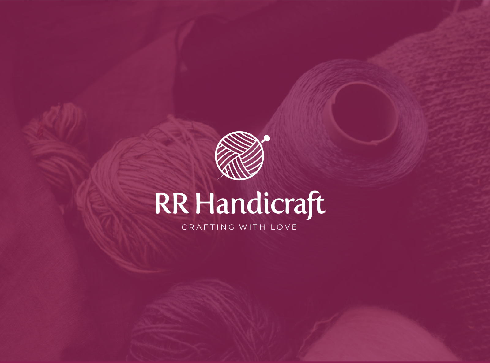 Handmade Craft And Knitting Vector Logo Design Stock Illustration -  Download Image Now - Adhesive Tape, Art, Backgrounds - iStock