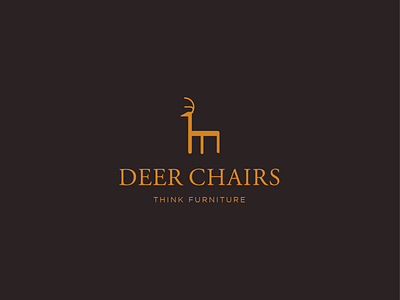 Deer Chairs Logo (Deers + Chair)