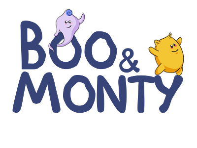 Logo Design - Boo and Monty Web Comic character design comic graphic design illustration logo webcomic