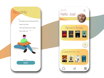 Read.Me UI/UX design