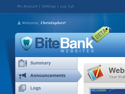 BiteBank App app application blue icon icons website